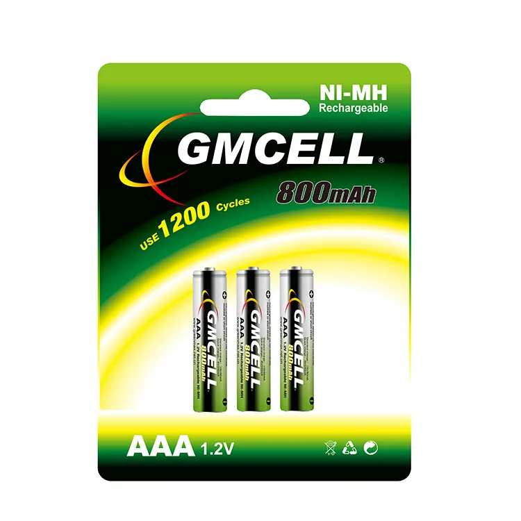 GMCELL Industrial Environmentally Friendly 800mAh Ni-MH Battery Pack For Electronic Devices