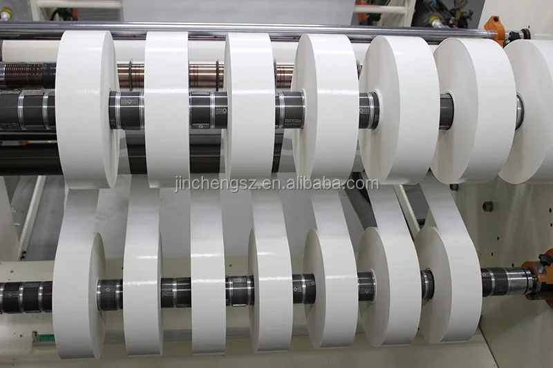 Double shafts melt-blown non-woven fabric jumbo roll slitting rewinding machine