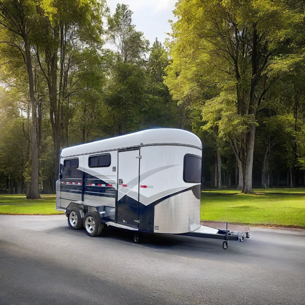 ADRs standard 2 Horse Trailer with Accomodation Sofa bed on Sale