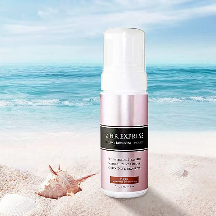 Private label bulk salon lotion cream slef spray tan solution tanning mousse