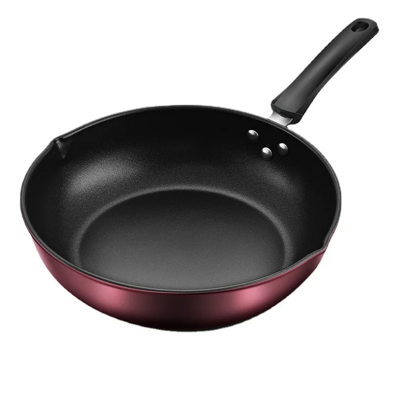 Wok Pan Nonstick 12.5 Inch Skillet Frying Pan with Lid Wok Pans for Cooking Electric, Induction & Gas Stoves, Oven Safe