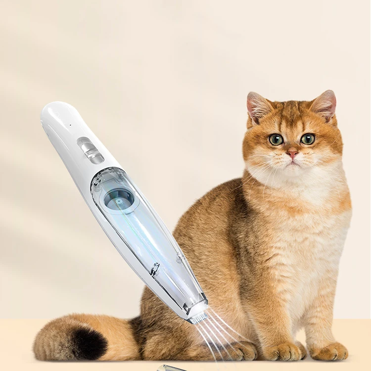 Innovative pet dog cat hair trimmer grooming clippers with vacuum