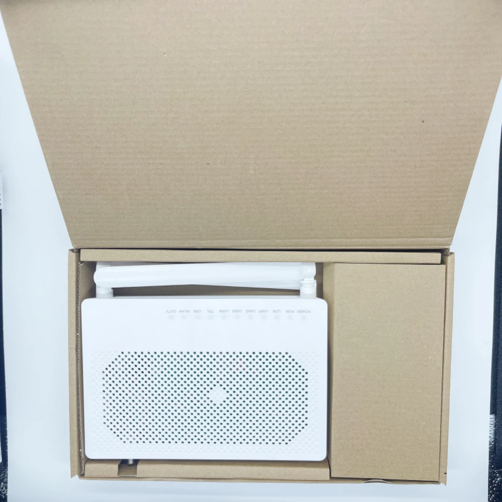 EG8247H5 высокое качество GPON XPON Самый дешевый ONU маршрутизатор волоконно-оптический Wi-Fi модем 1GE + 3FE 1TEL WIFI2.4G CATV с AGC HG8247H5