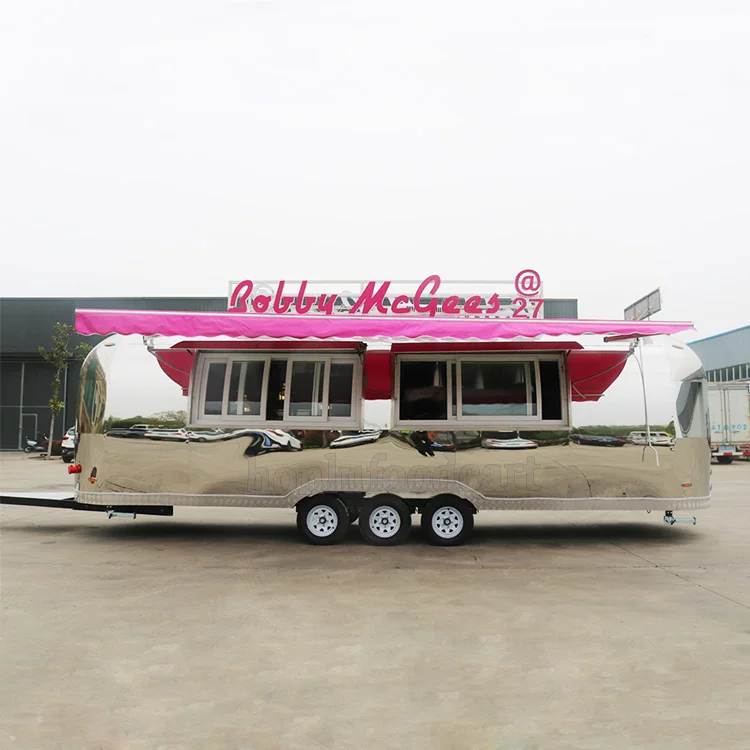 High Quality food trailer camper trailer tent events truck mobile food trailer with kitchen