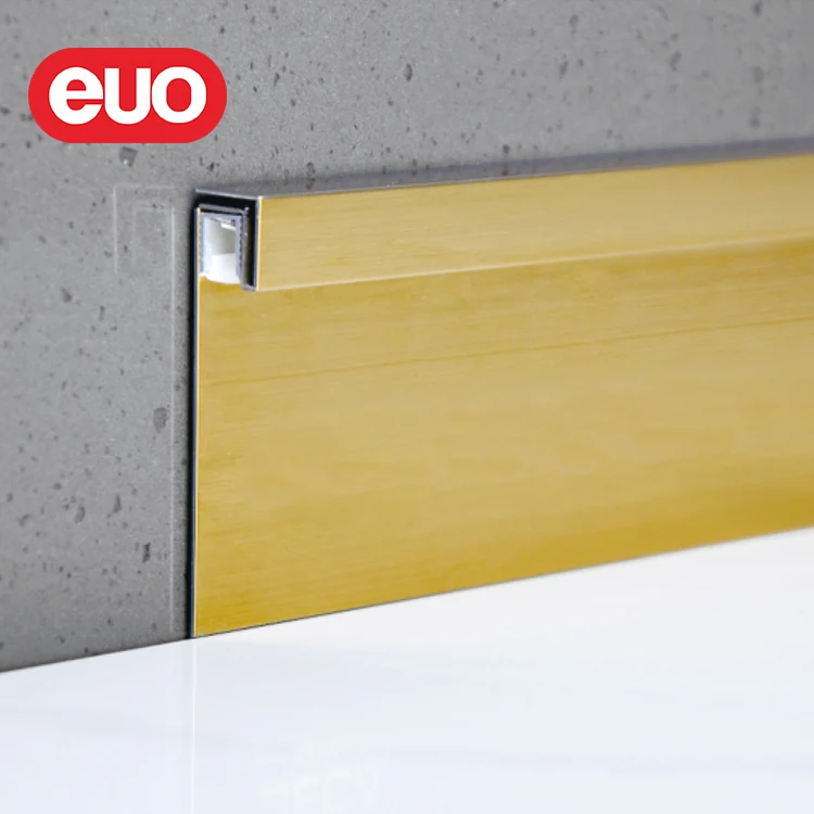 euo wholesale led strip lights skirting board stainless steel skirting baseboard