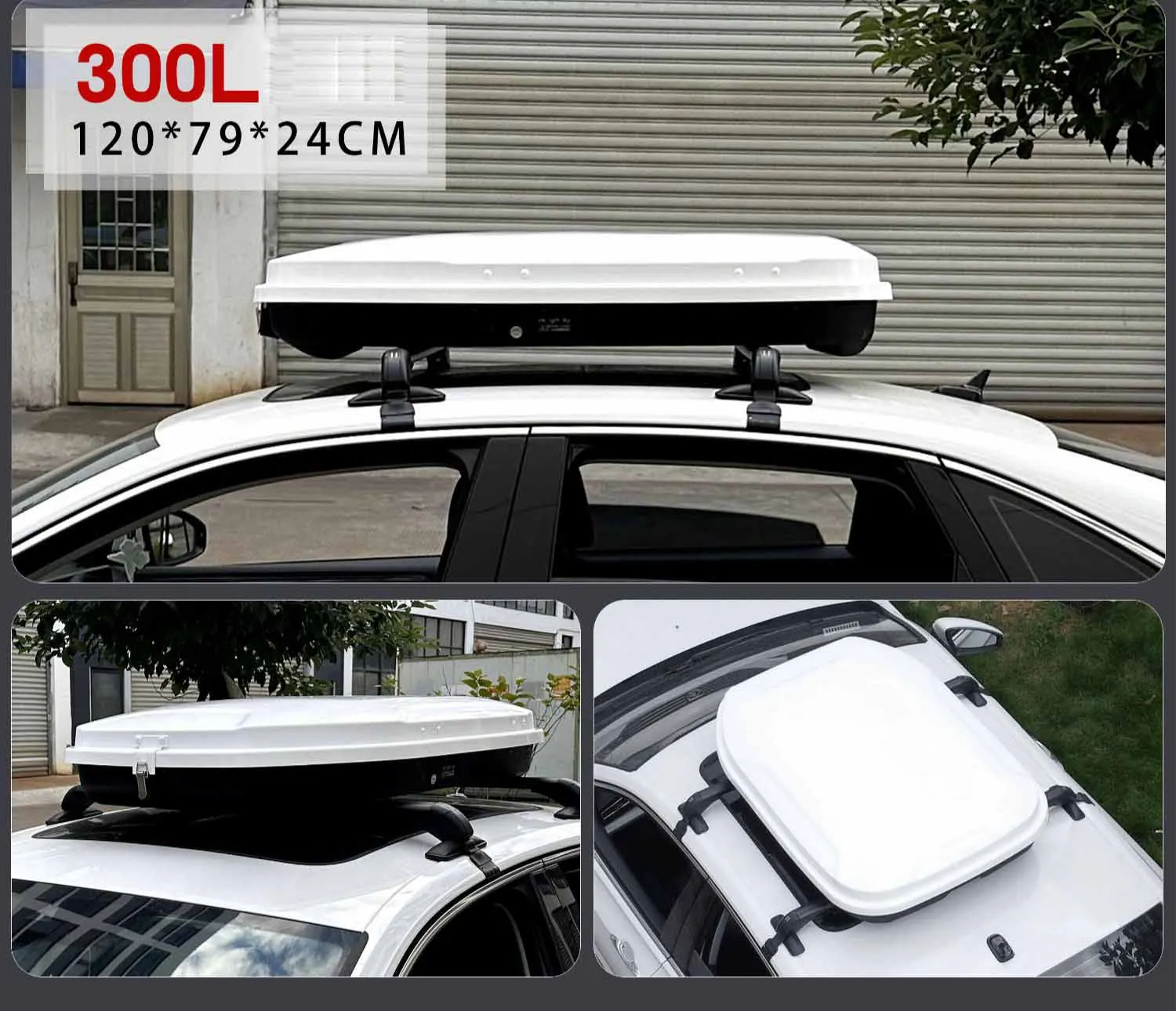 Wholesale 500L/600L/700 L Large Capacity Car Luggage Roof Boxes ABS Roof Cargo Box For Car Roof Rack Box