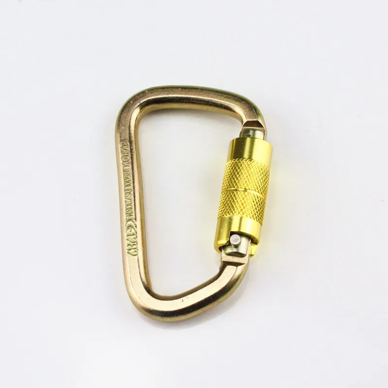 New arrival CE standard steel climbing protection carabiner with factory price
