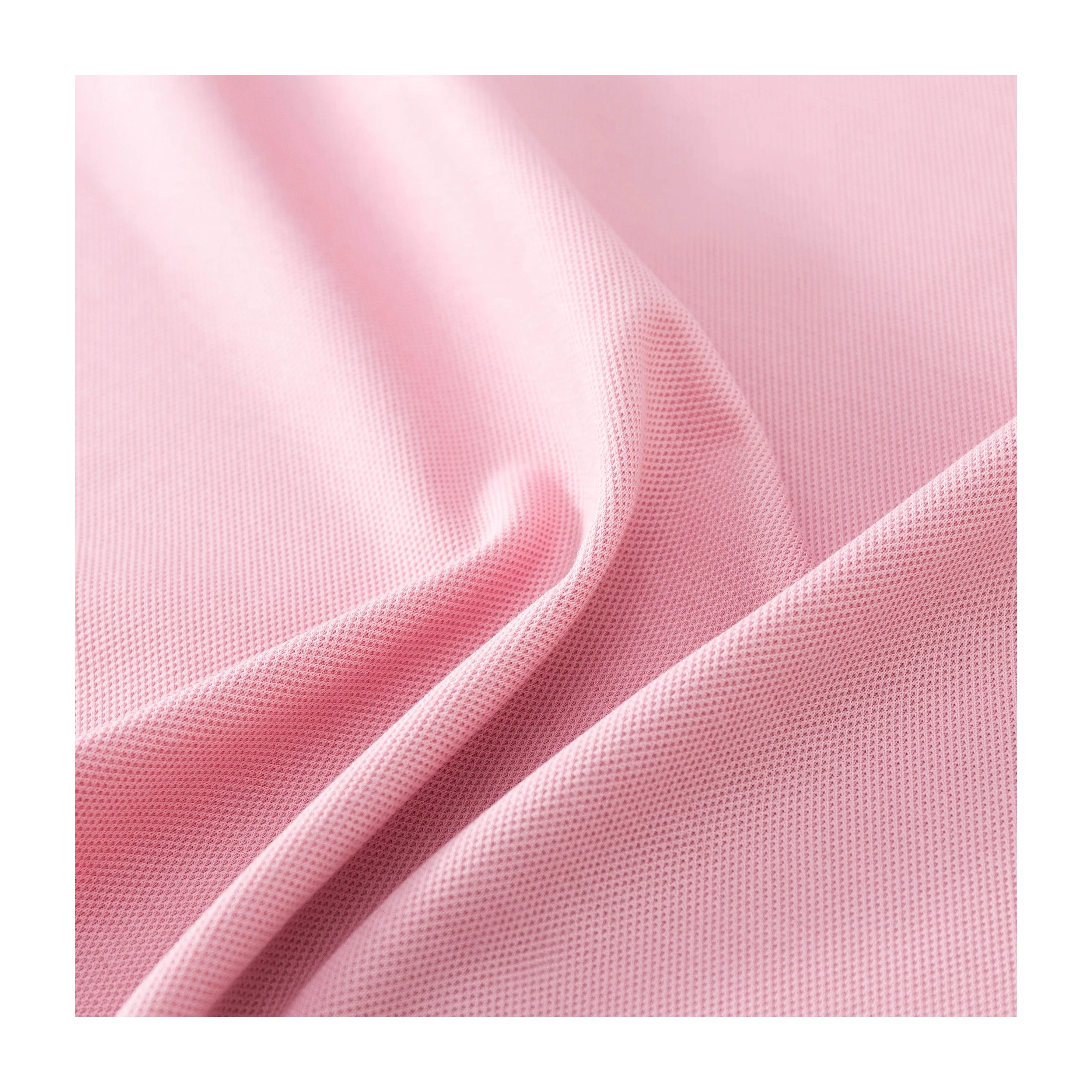 Brand New High Quality 66.5%Cotton33.5%Polyester Fabric Double-sided Pique Mesh Suiting Fabric