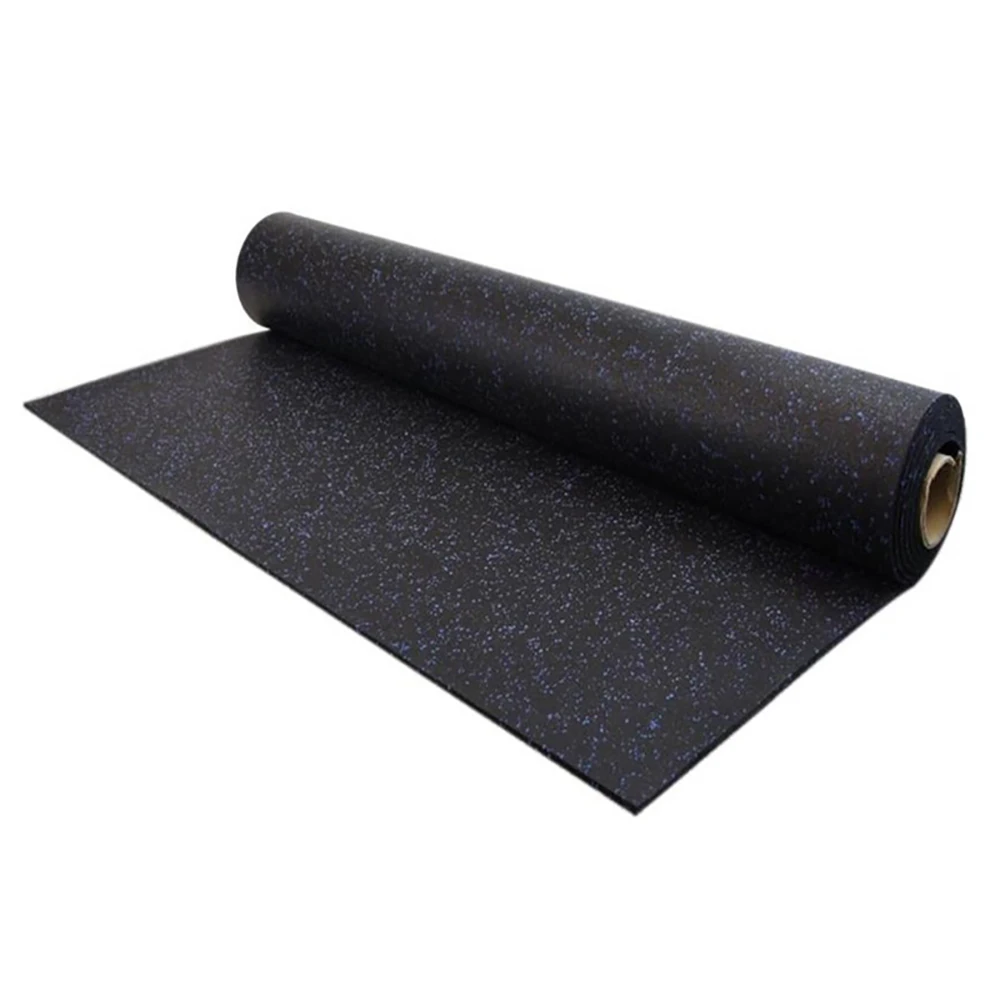 6mm EPDM Indoor gym rubber flooring roll for fitness center