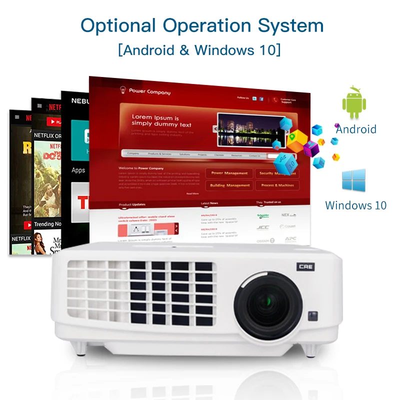 Высокое Качество Презентации Данных Показать 3Lcd 3Led Projector For School Training Agency