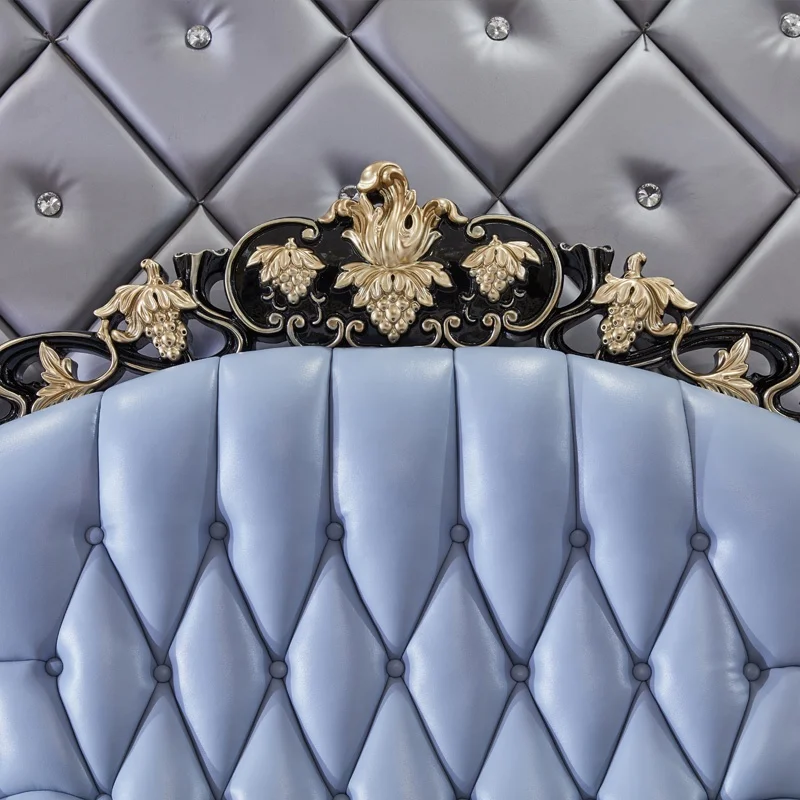 Modern style royal furniture Retro red luxury bedroom sets