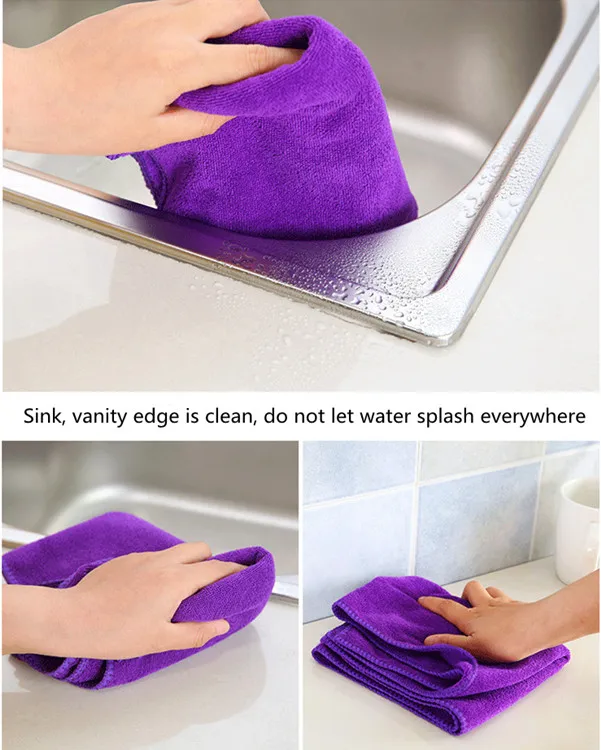 4pcs/pack kitchen towel cleaning cloth dish towels