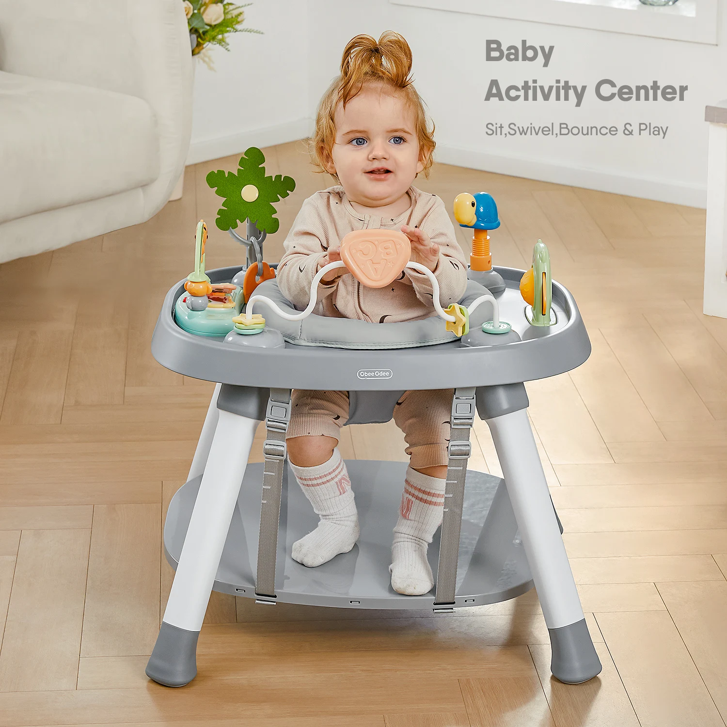 15 in 1 Baby High Chair Convertible Highchair for Babies Toddlers Booster Seats with Tray, High Chairs with Baby Activity Center