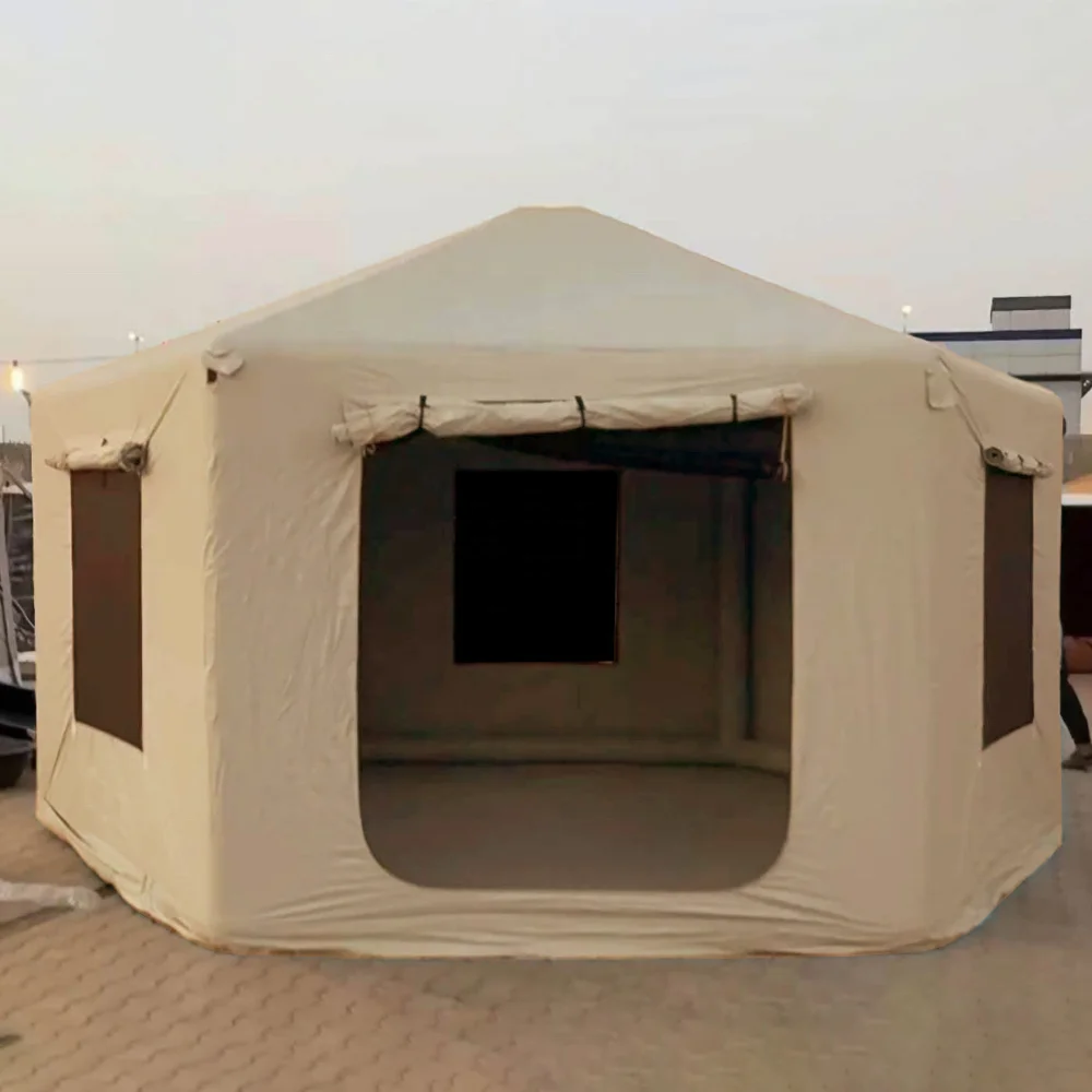 Factory design clear dome tent waterproof 5 6 7 8 people 12 inflatable tent for camping