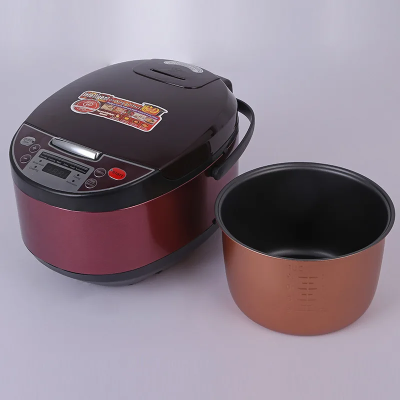 Мини портативный интеллектуальный автоматический 5L антипригарным Многофункциональный из нержавеющей стали внутренний бак электрическая рисоварка