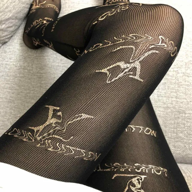 2021 High Quality Elasticity Mature Women Sexy High Heels Stockings Luxury Designer GG Brands Stockings Pantyhose /Tights Pants