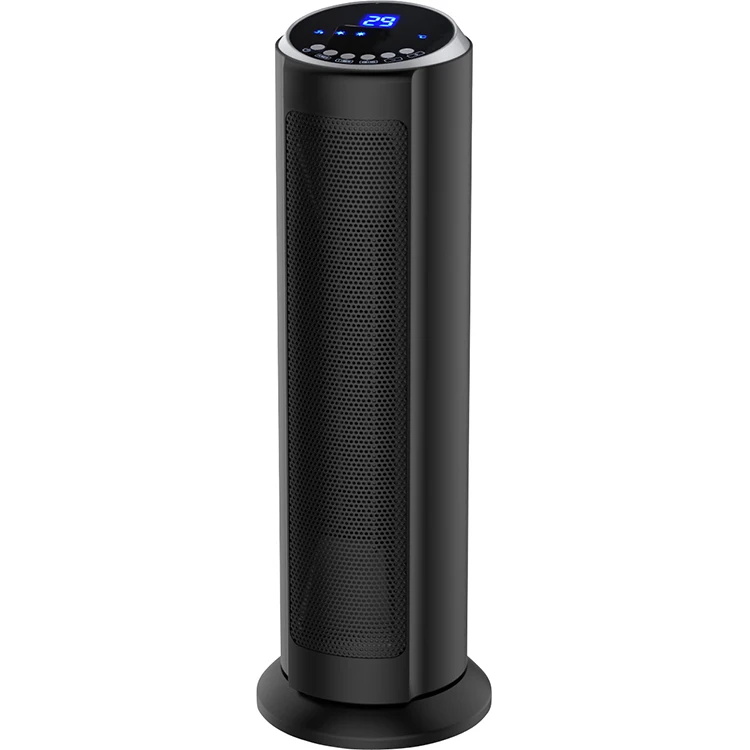2021 New Design 30 Seconds Time-Lapse Slim Digital Portable Ptc Fan Ceramic Electric Tower Heater