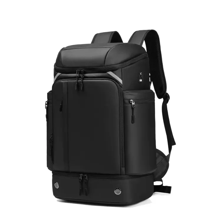 Custom Logo Outdoor Travel Backpack Waterproof Gym Sport Football Basketball Backpack Bag Men Bagpack Shoe Compartment backpack