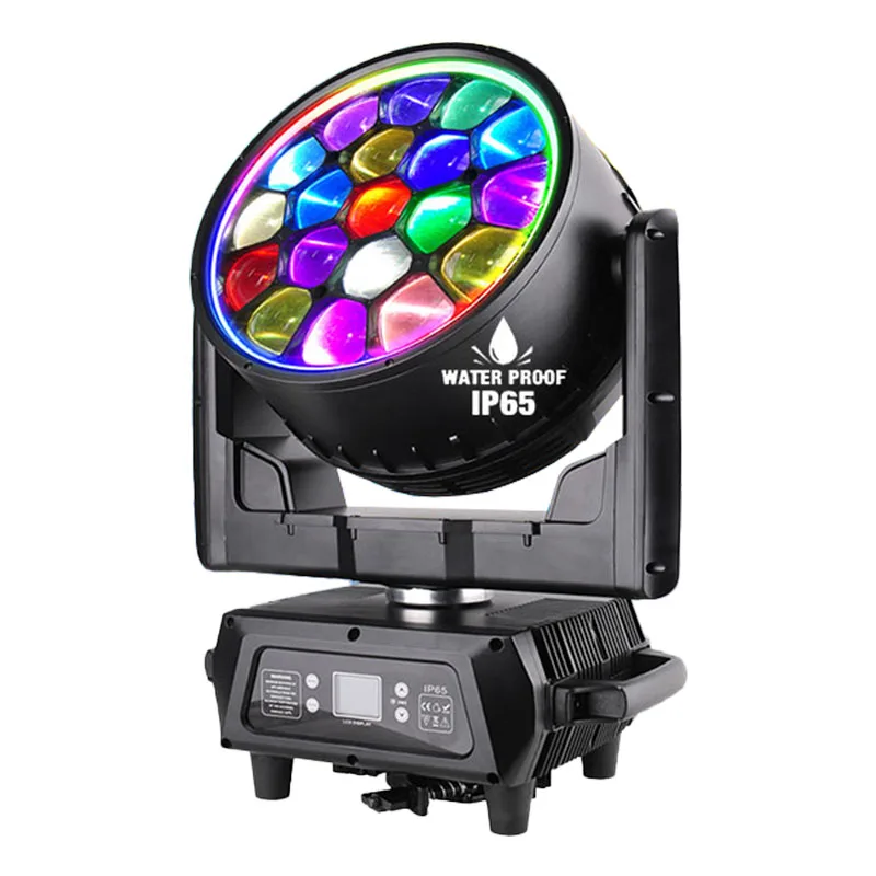 19x40w Bee Eye Moving Light Wash IP65 Stage Light Bee Eye 19x40 Waterproof LED Zoom Wash Moving Head Light