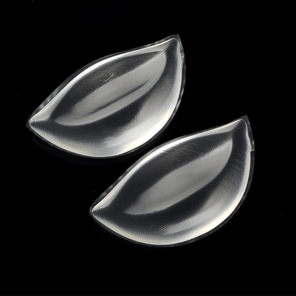 Popular seamless women bra cup insert push up silicone bra cups