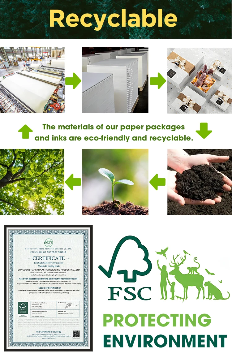 Factory Custom 350 Gram White Cardboard Makeup Brush Boxes Silver Foil Stamping Hair Brush Packaging for Cosmetics & Perfume