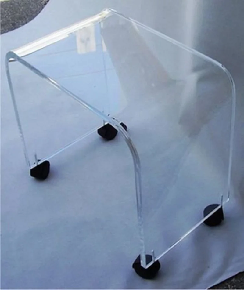 Подвижная ТВ-мебель для гостиной Lucite прозрачный акриловый угловой столик телевизора