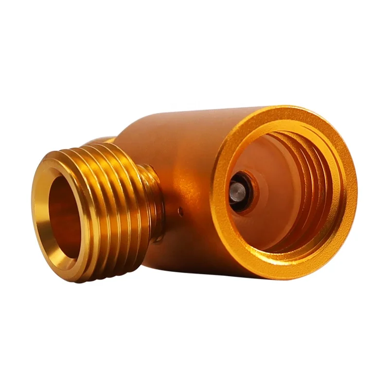 New Alloy Material External Thread Din477 W21.8-14  to TR21-4 Soda Maker Cylinder Refill Filling Gas Adapter