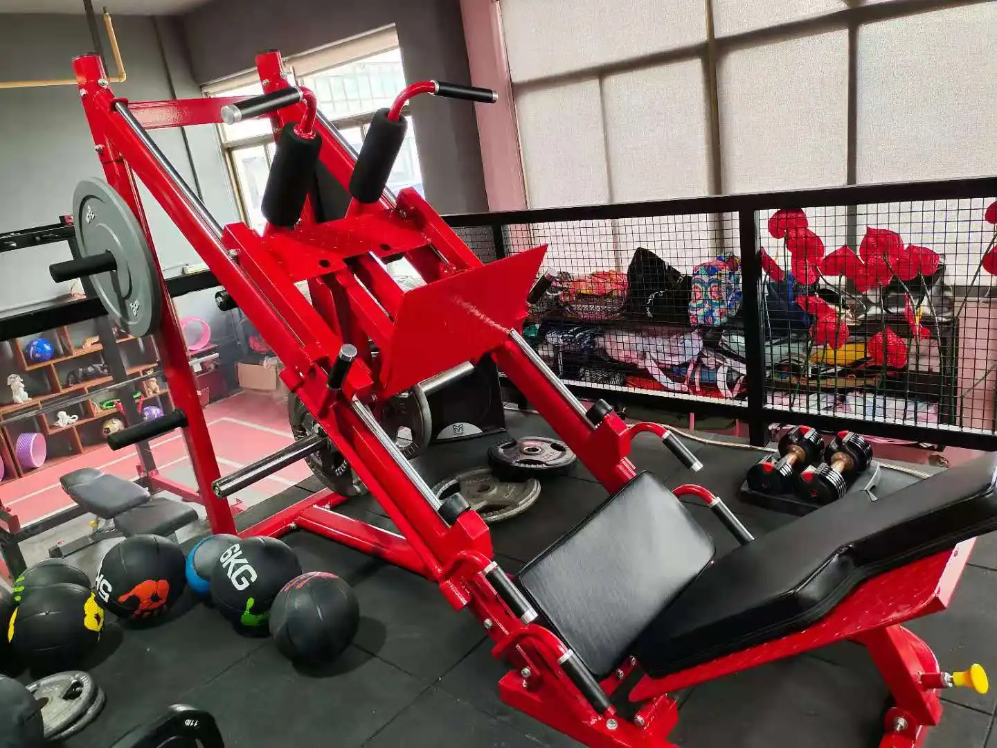  leg press machine 45 degree multi station gym hack squat and 2 in