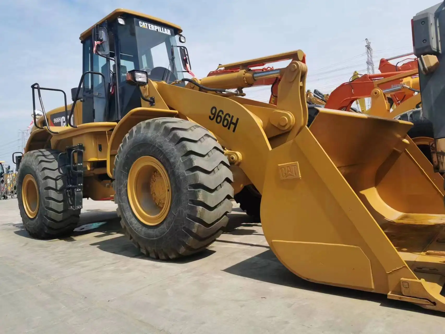 Caterpillar 966 г ч фронтальный погрузчик 950 подержанный колесный низкая цена