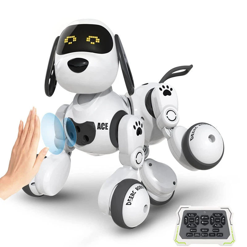 Детские развивающие игрушки умные Dogntell Iigent роботы технологии Rc Программирование пульт дистанционного управления каскадерский робот собака