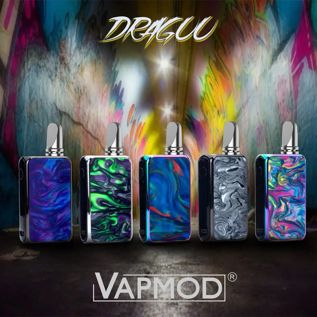 
Newest 650mAh pod system dragoo e-cigarette mod kits vaper original vape resin panel 