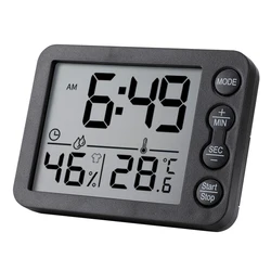 Timer Digital Kitchen Timers Smart Clock For Cooking Waterproof Square And