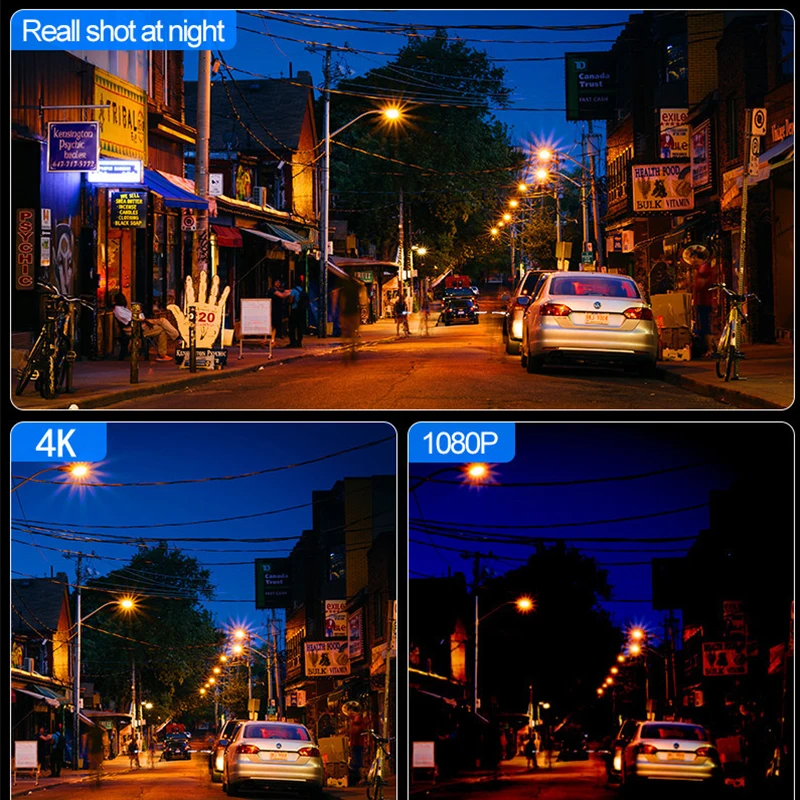 FHD 4K Car DVR WiFi GPS FHD Car Dash Camera 12'T ouch screen Stream Media Rear View Mirror Dashcam 4K 2K Dual Dash Cam