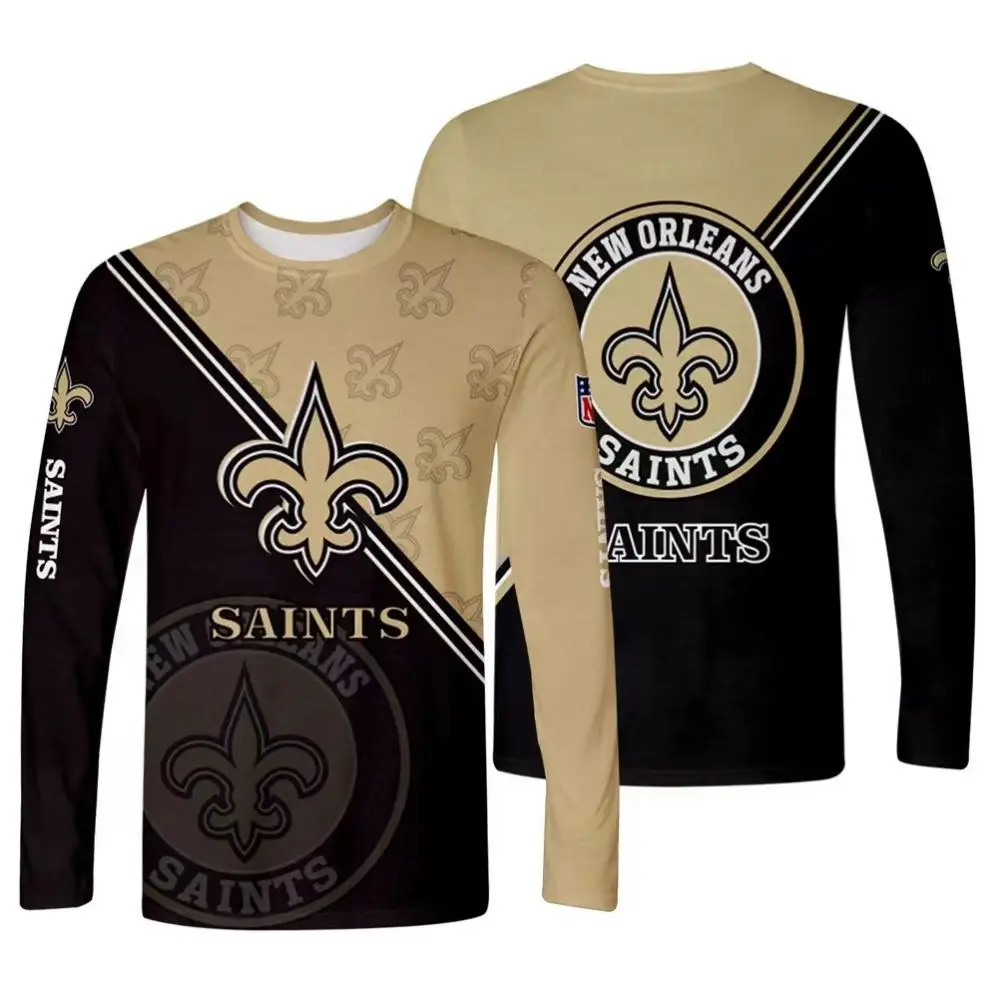 2022 New Style 32 NFL Football Teams Men Long Sleeve T Shirts Customized Wholesale Jerseys Sportswear