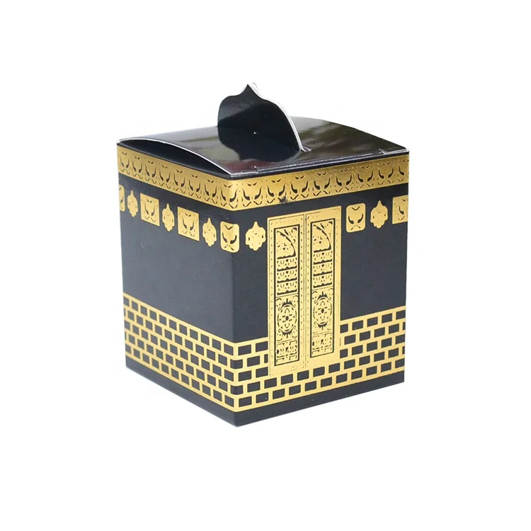  Золотая черная мусульманская Подарочная коробка kaaba hajj