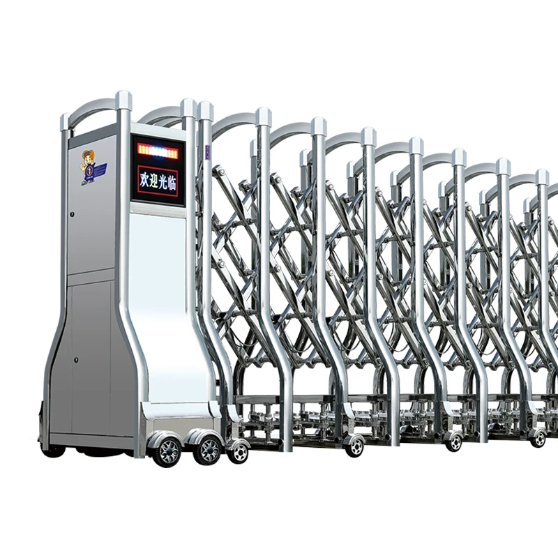 electric retractable driveway gate remote control sliding doors for factory neighborhood schools