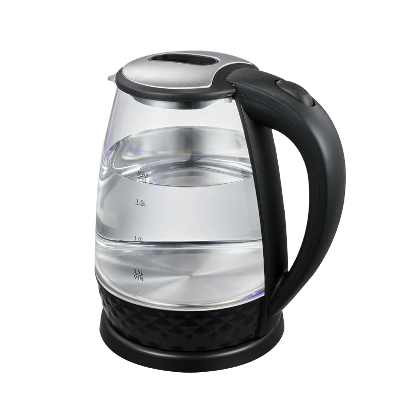 1.8L пищевой стеклянный Электрический Бутылка чайник 220V производитель современной горячим паром
