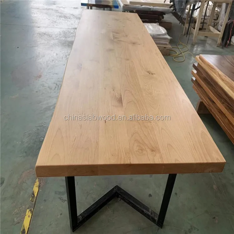 Maple wood counter tops/wood work tops/Edge grain kitchen butcher block island tops