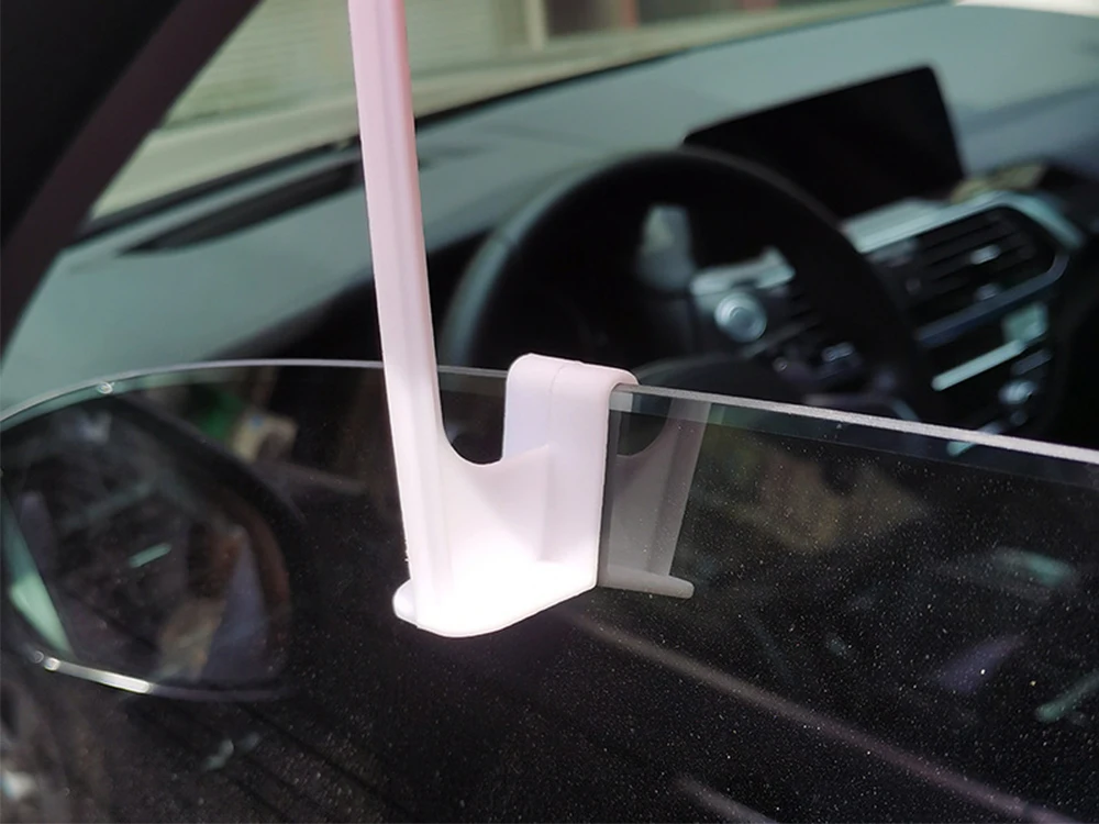 100pcs/lot 43cm Clip-on Hand Waving Flagpole Plastic Polyester Truck Window Car Flag Pole
