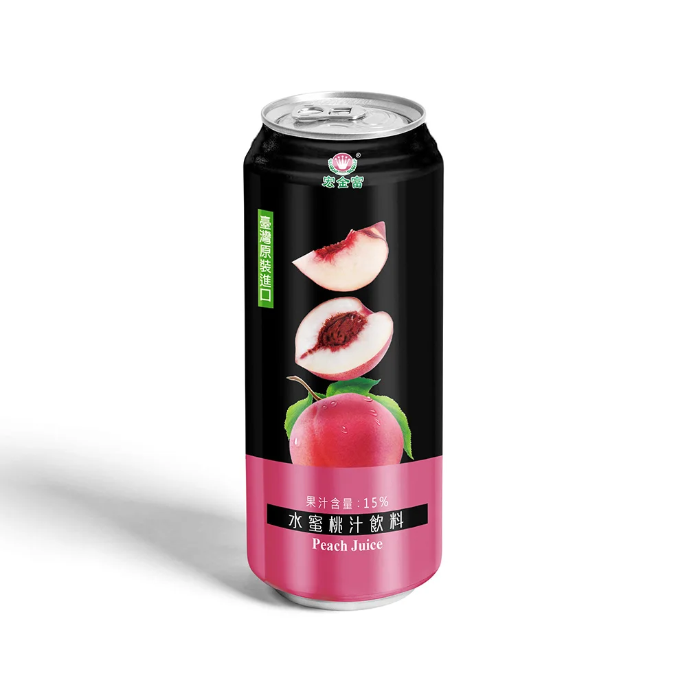 
Hong Jinfu сок со вкусом персика 490 мл алюминиевая банка 