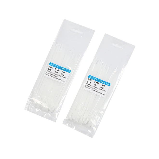 3.6*300mm Cable Straps tie white Multi Color Zip Self Locking Nylon Cable Ties