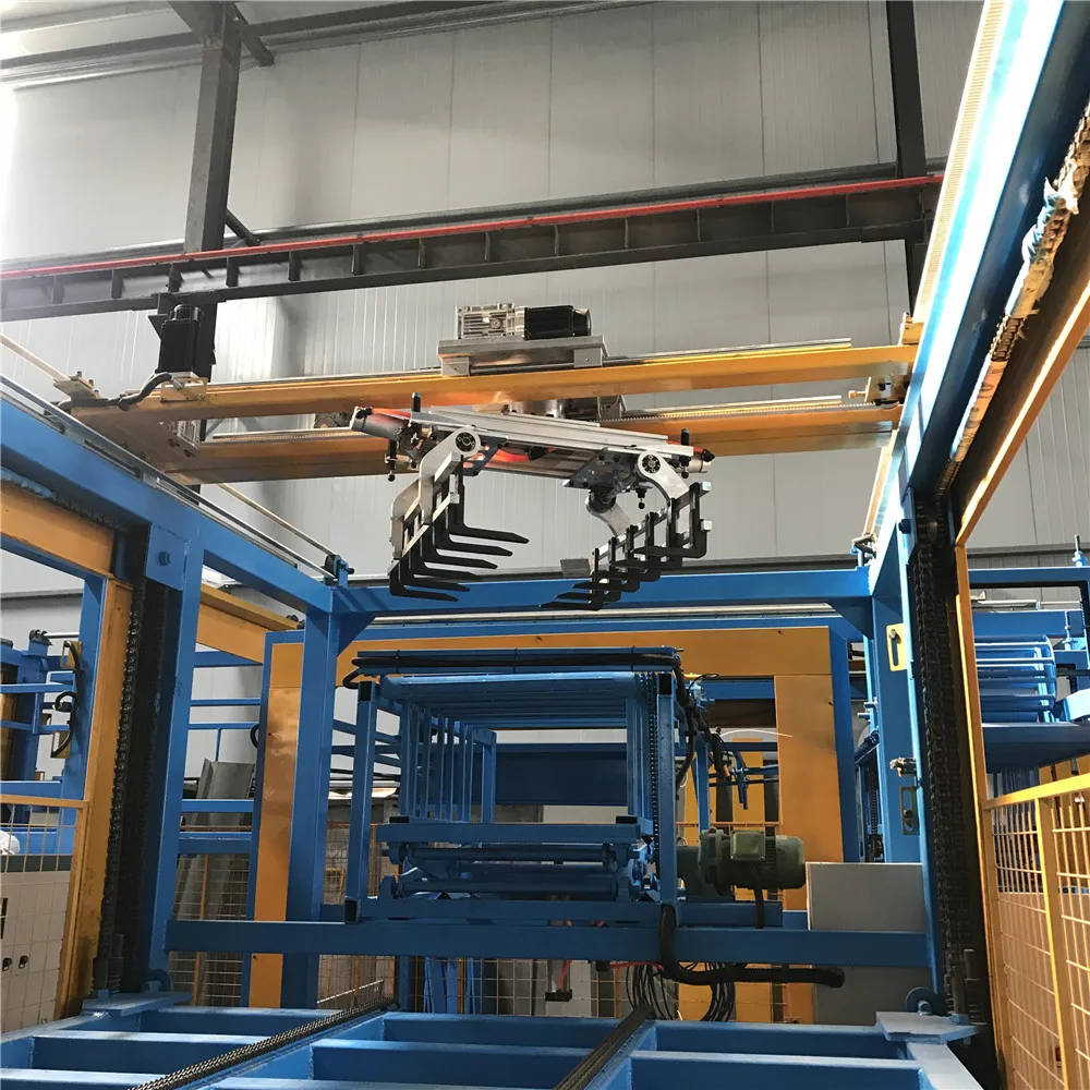 Fully automatic bag packing line with robot palletizer for rice grain