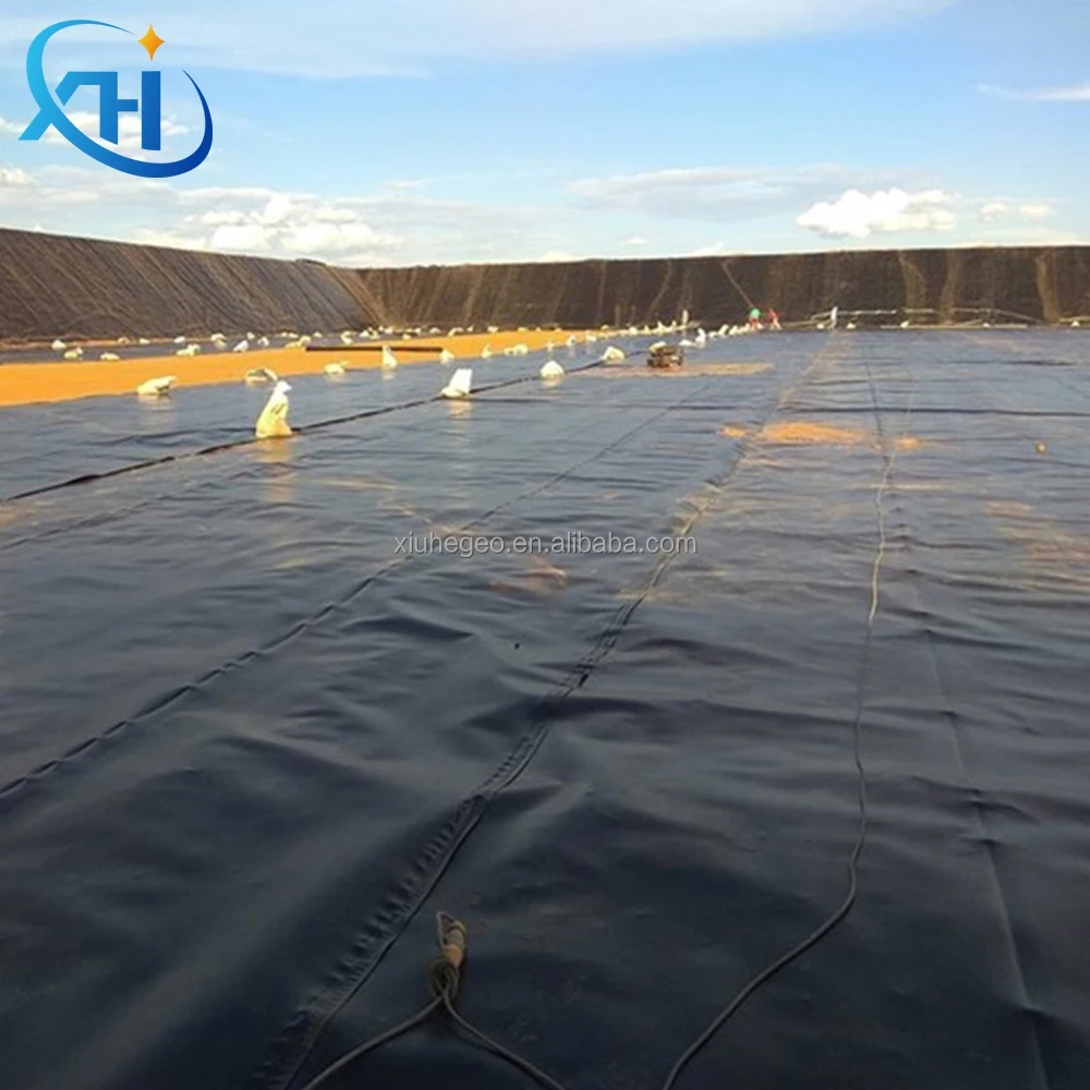 HDPE EPDM PVC 1mm 2mm waterproof geomembrane liner plastic artificial lake tank dam lining swim pool fish pond farm liner