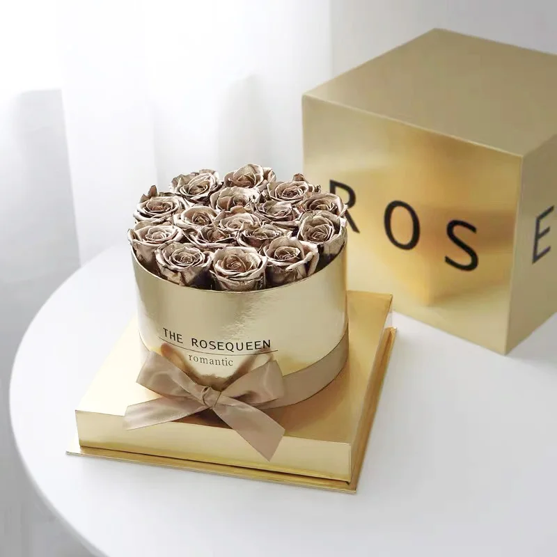 Wholesale 2022 new design popular preserved roses new gift eternal rose preserved flower in box