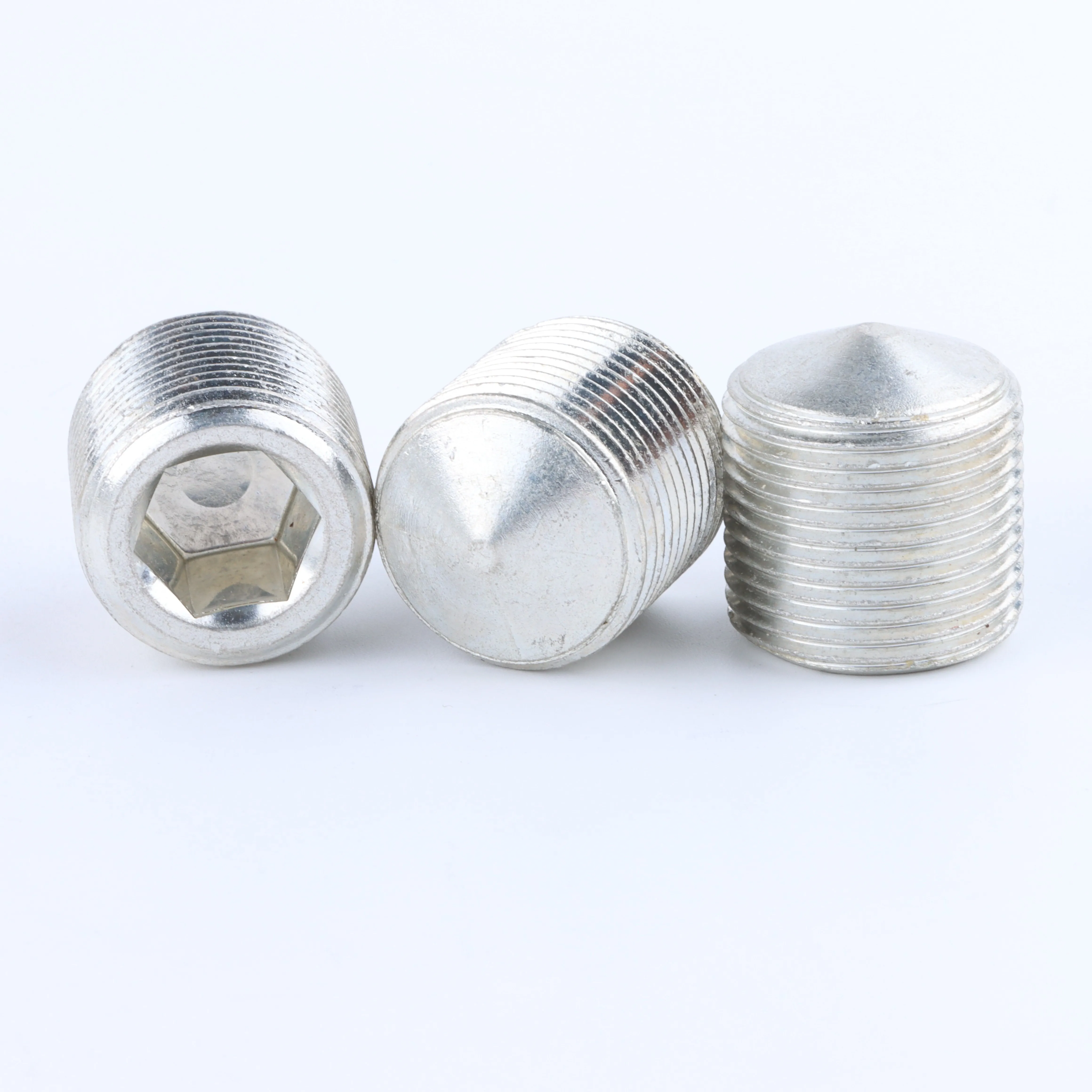 Set screw 6061 aluminum alloy screw inch American full series of slotted bolts directly supplied tin-plated grub screw