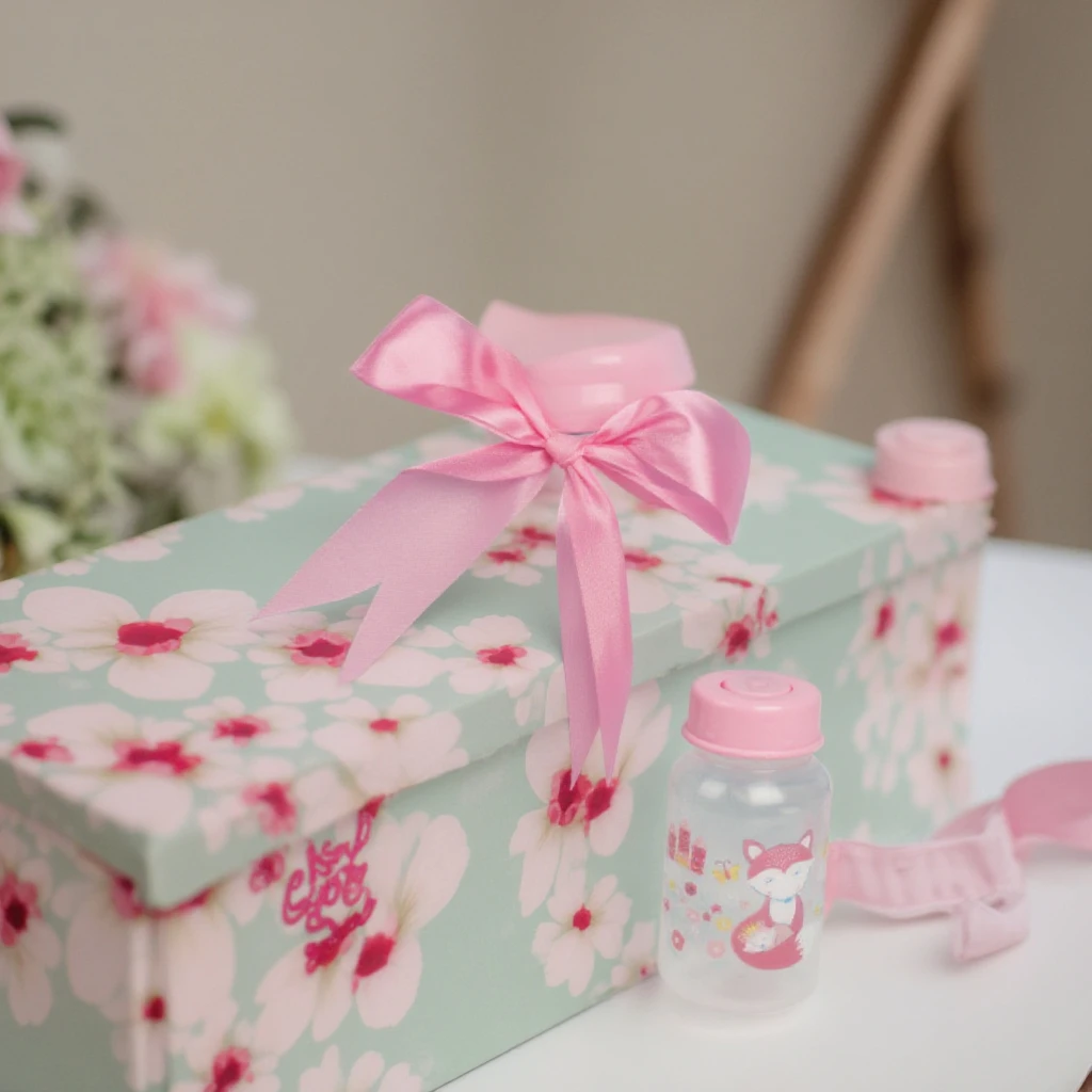 Factory Custom 19PCS Baby Bottle Set BPA-Free Silicone Baby Milk Bottle Set Cartoon Pattern PP Feed Bottle with Kids Gift Box