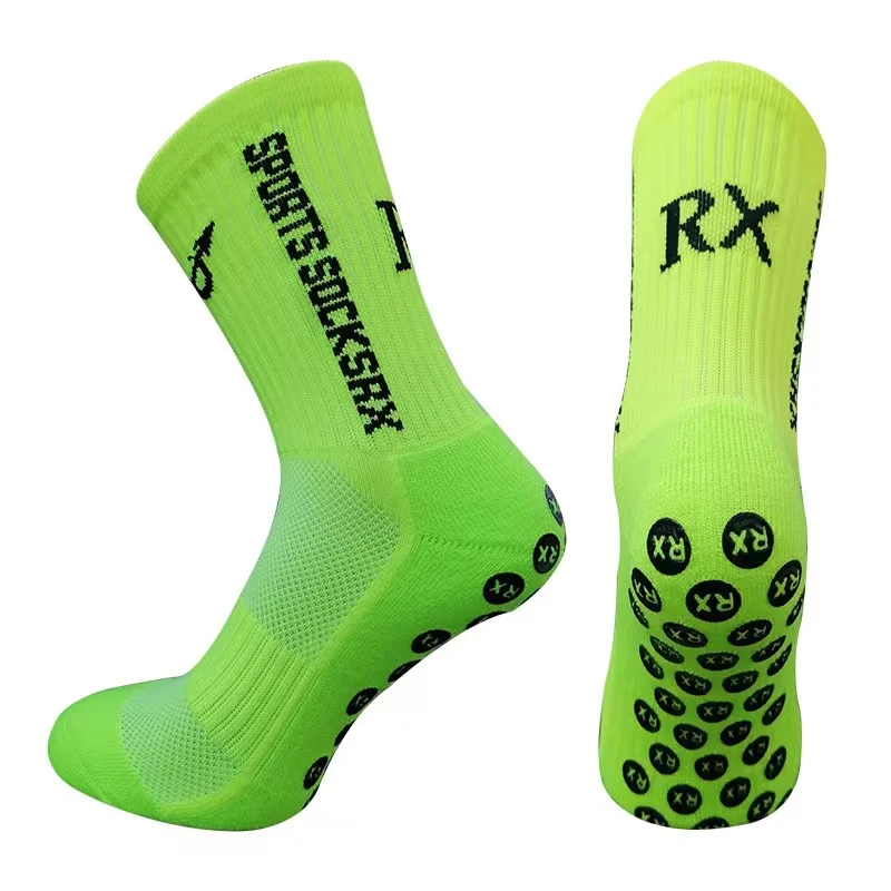Medias de futbol profesional new design professional quality Non Slip Soccer Sports Grip Socks for Men