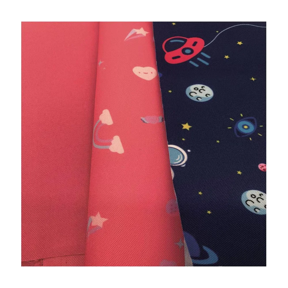 Manufacturer Supplier PU Coated Waterproof  100%Polyester Customizable Pattern waterproof 600D*600D Printed Oxford Fabric For