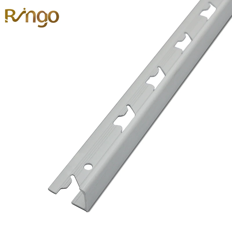 Foshan Ringo Straight Diy L Shape Decorative Trim Pvc Square Edge Pvc Wall Exterior Corner Tile Trim