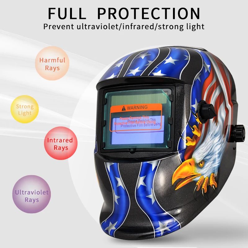 TRQ Factory custom MIG/MMA/TIG welding & soldering supplies auto darkening welding helmets
